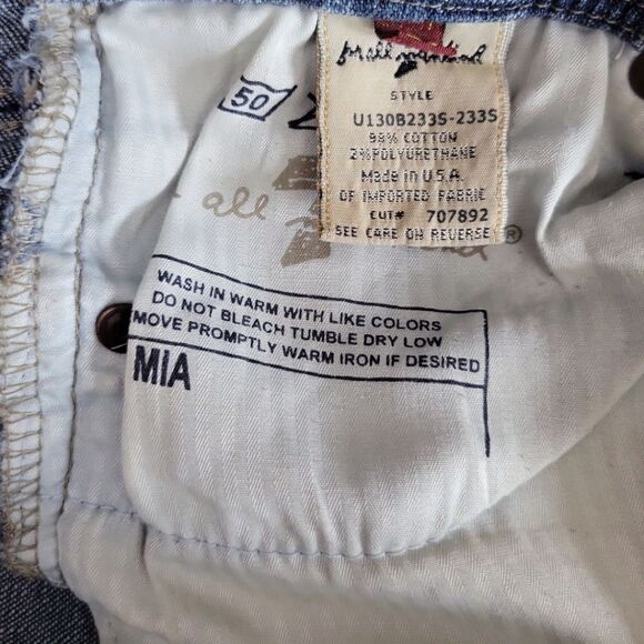 7 For All Mankind Mia Jeans w/ Studded Pockets Size 28 - Picture 6 of 6